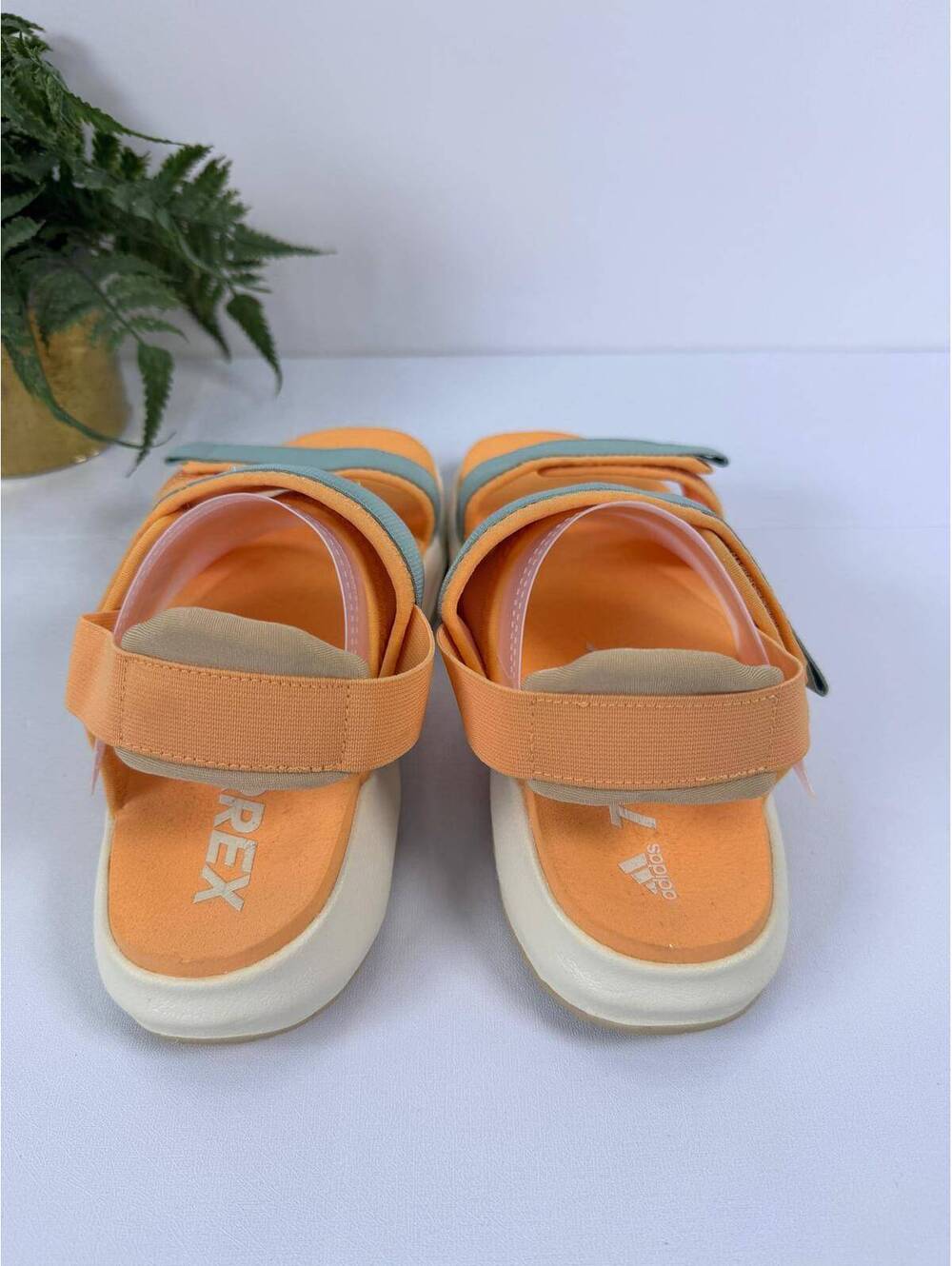 Adidas Terrex Sumra Hiking Sandals Gorpcore Outdoor Women’s Size 11 Orange - Picture 3 of 6